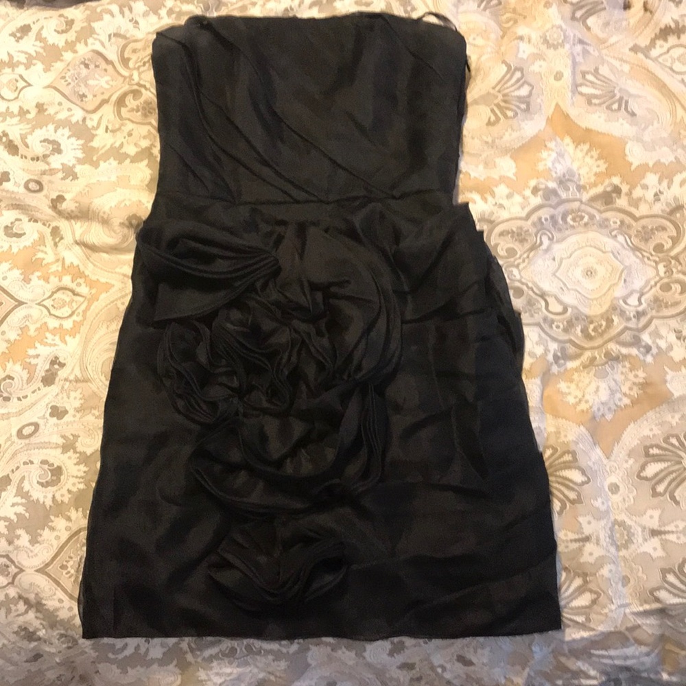 Black Strapless ABS Allen Schwartz Dress Size 4 👗